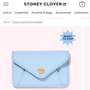 Stoney clover cell phone envelope